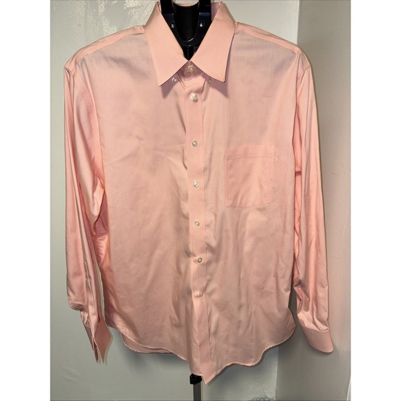 Kenneth Cole Reaction Other - NWOT Kenneth Cole Reaction Men's Shirt Large Button-Down Pink micro strips